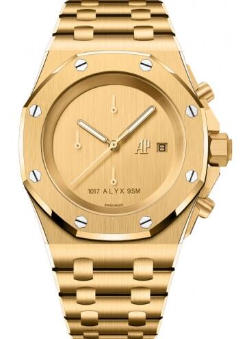 26238BA.OO.2000BA.01 Fake Audemars Piguet Royal Oak Offshore 1017 ALYX 9SM Yellow Gold watch